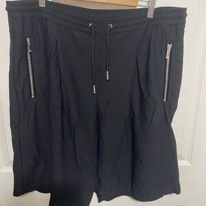 Giorgio Armani Black Drawstring Shorts. Excellent condition.
